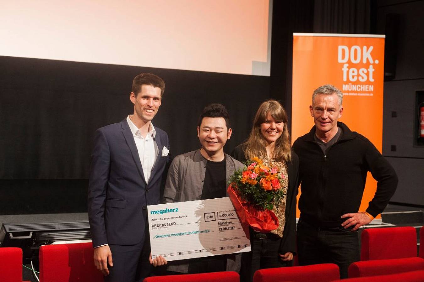 Der Megaherz Student Award 2018 gin an PER SONG von Shuchang Xie
